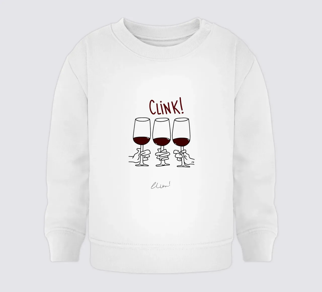 Clink Clink felpa neonato da Mildred Store