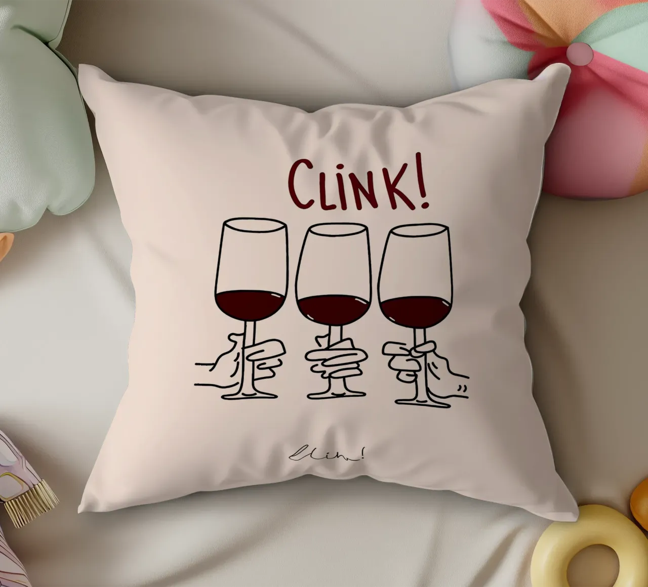 Clink Clink cuscino da Mildred Store