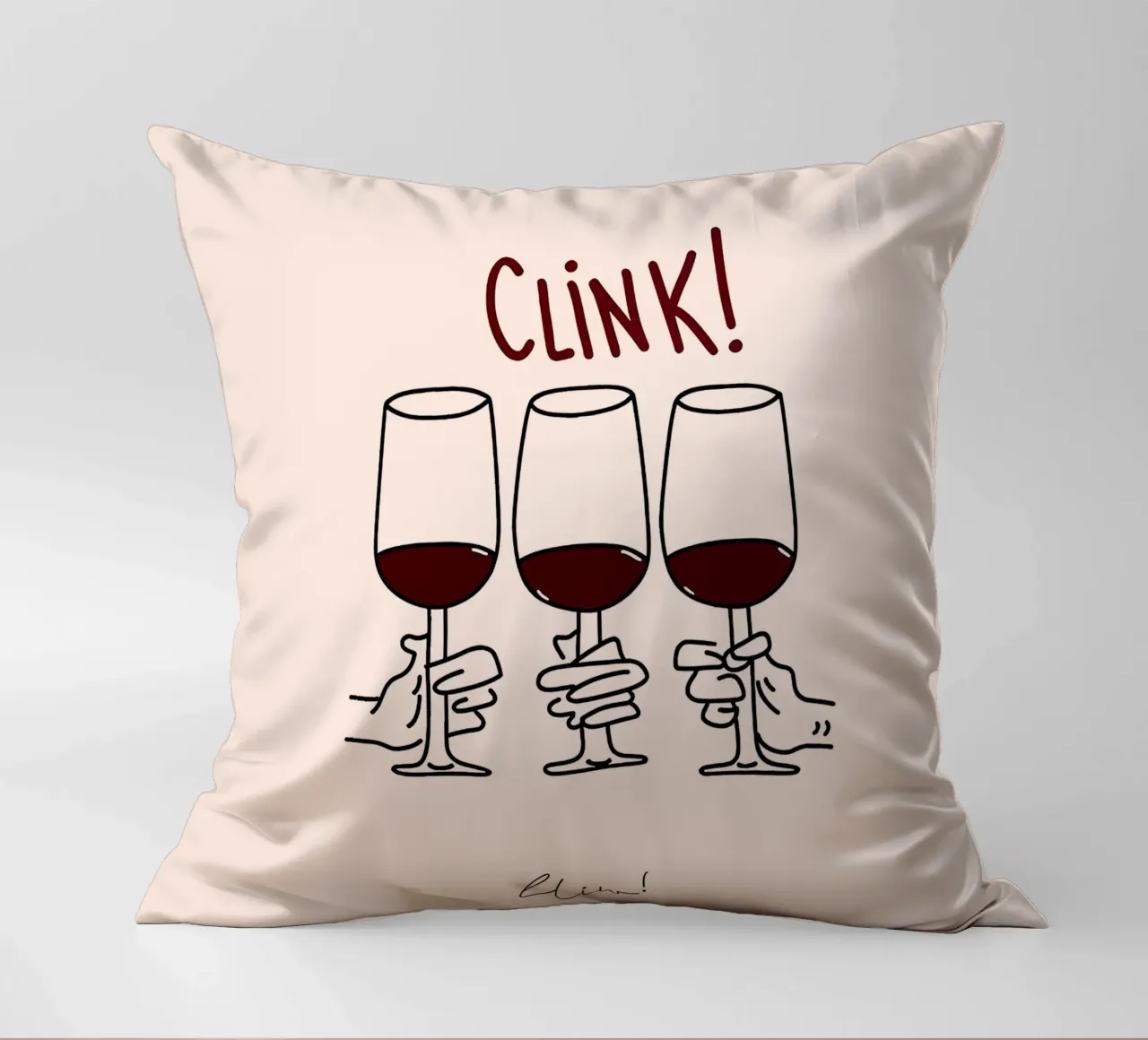 Clink Clink cuscino da Mildred Store