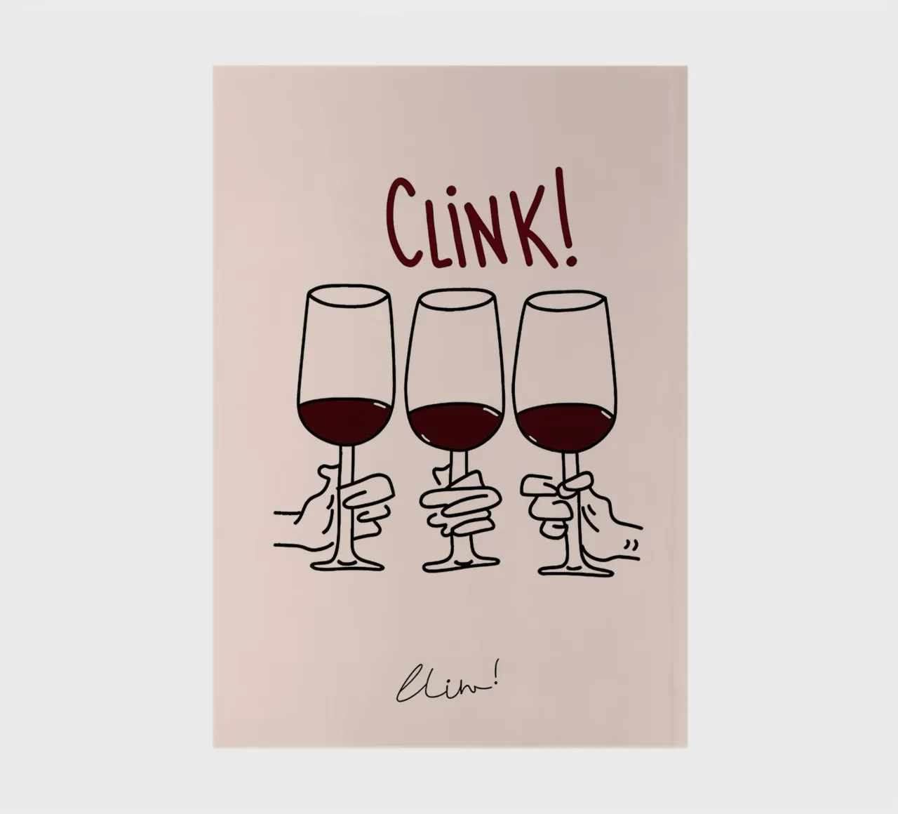 Clink Clink notebook by Mildred Store