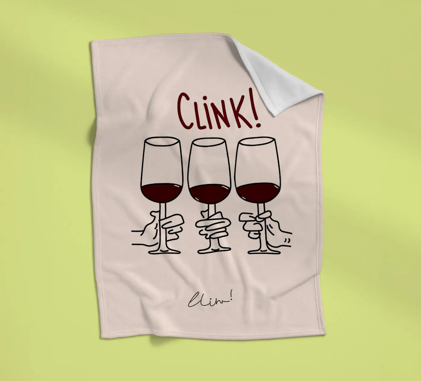 Klink Klink fleecedeken van Mildred Store