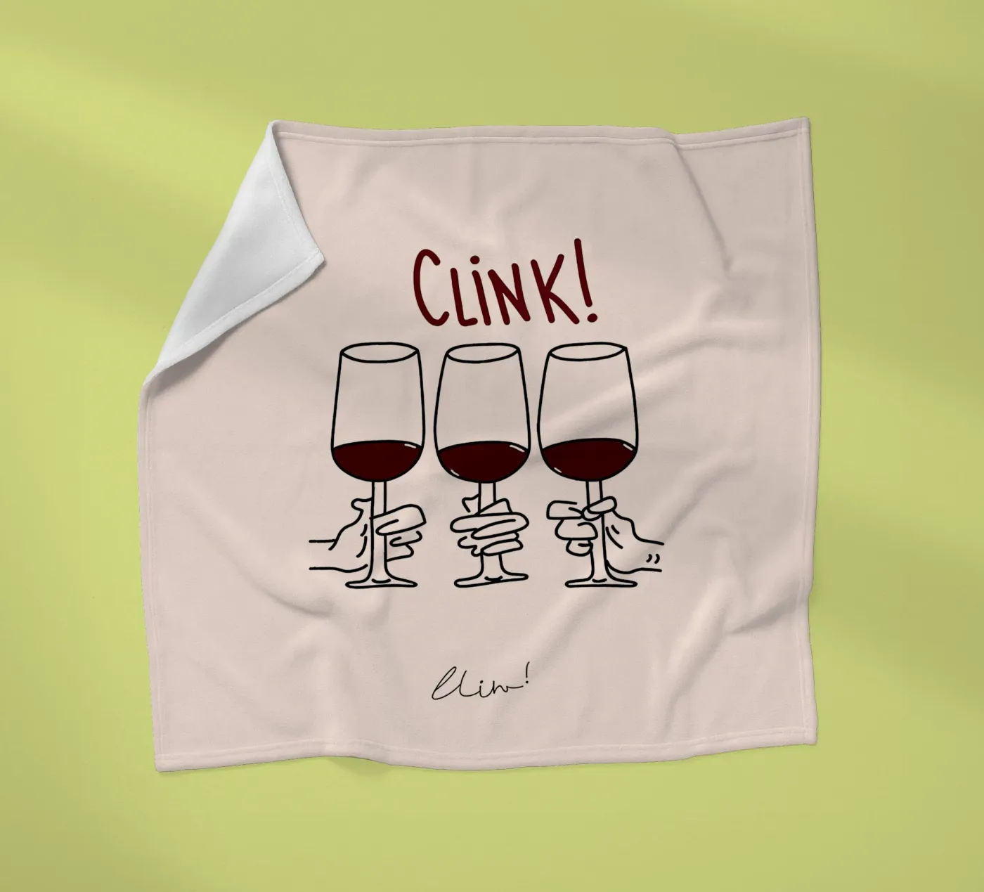 Klink Klink fleecedeken van Mildred Store