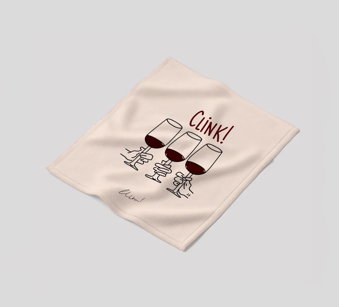 Klink Klink fleecedeken van Mildred Store