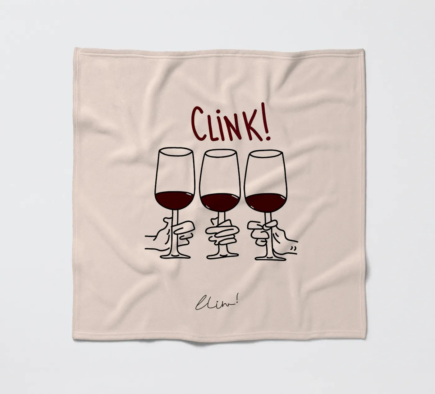 Klink Klink fleecedeken van Mildred Store