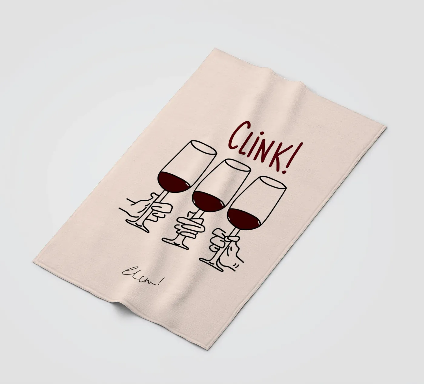 Klink Klink fleecedeken van Mildred Store