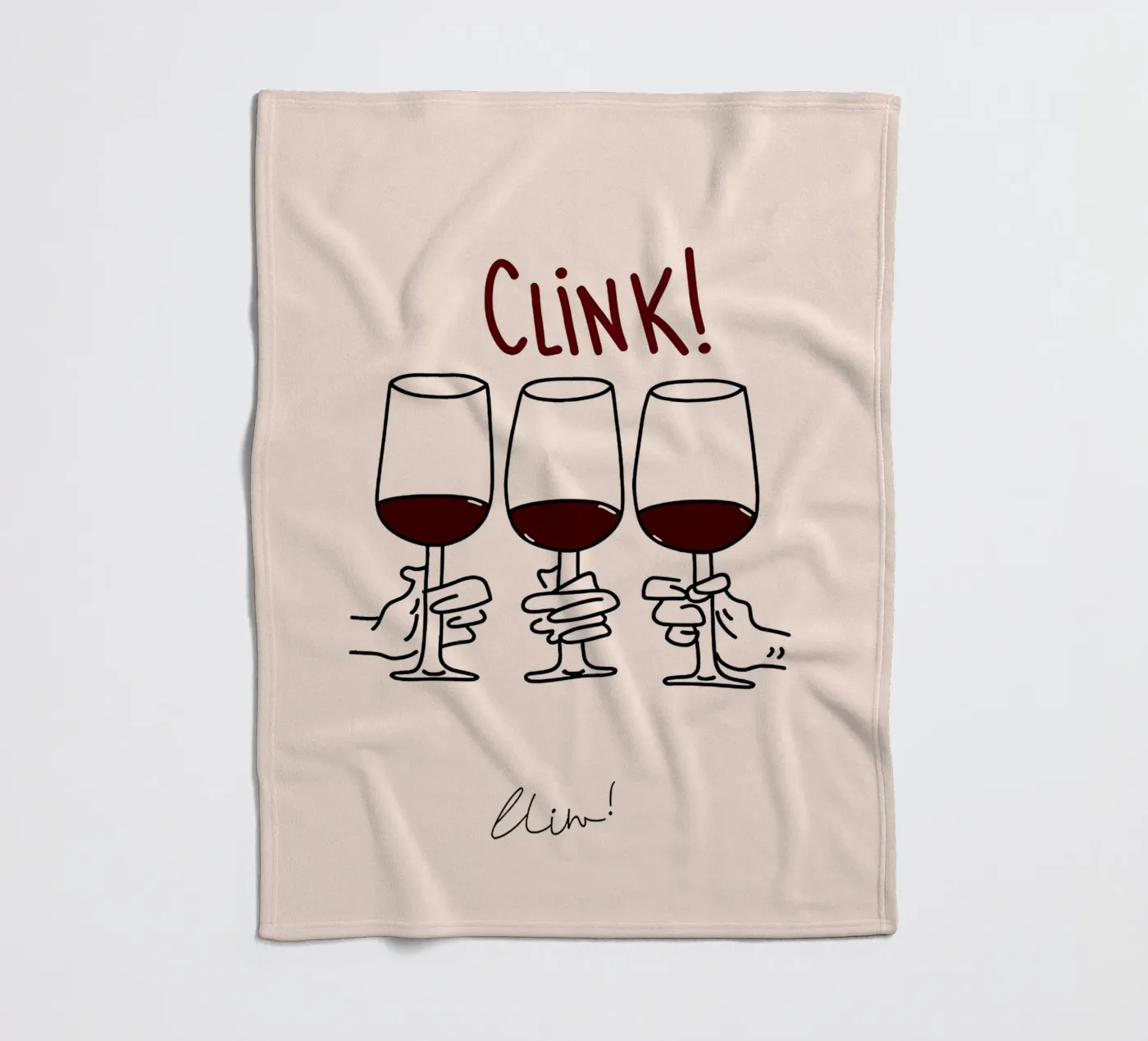 Klink Klink fleecedeken van Mildred Store