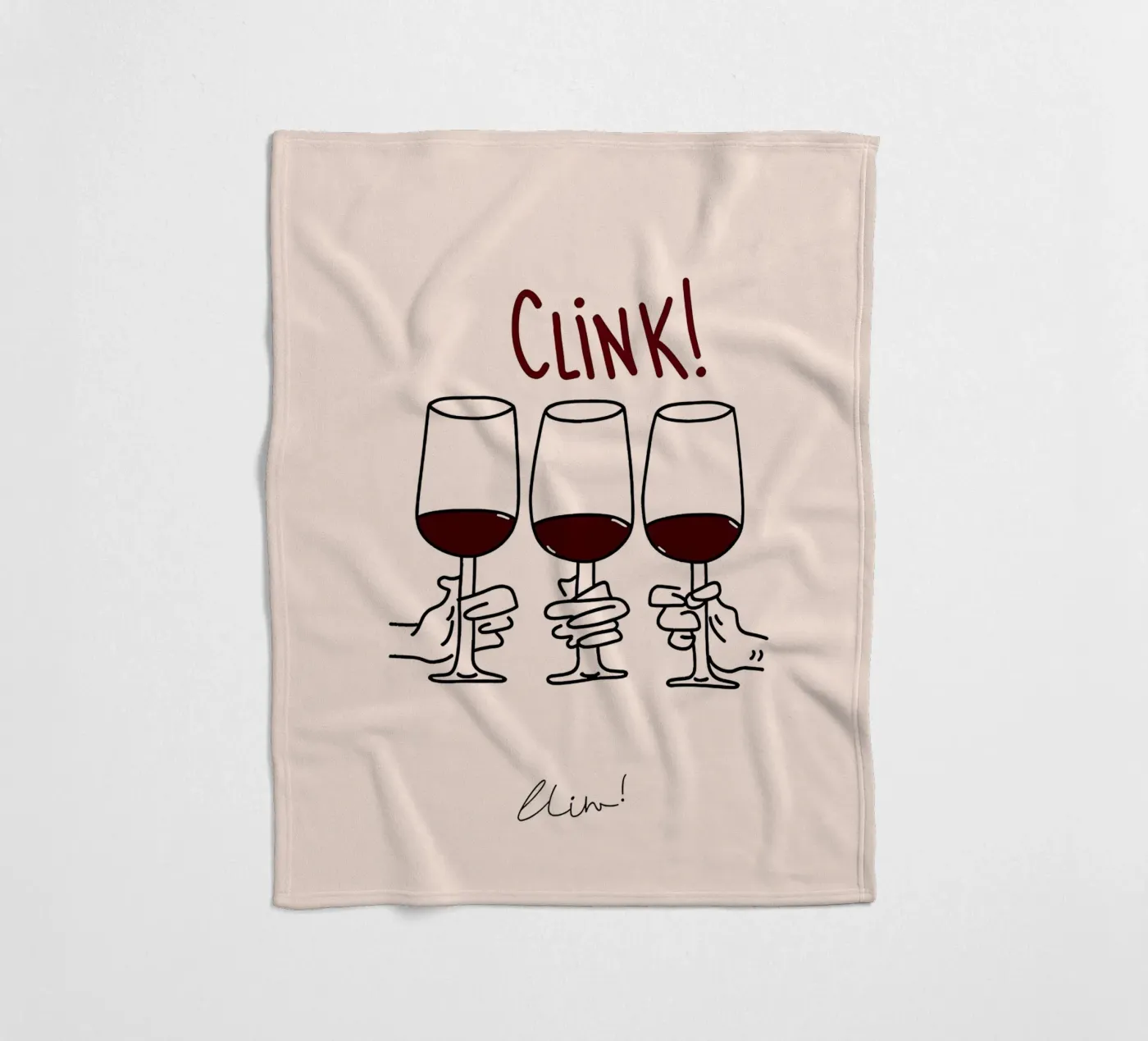 Klink Klink fleecedeken van Mildred Store