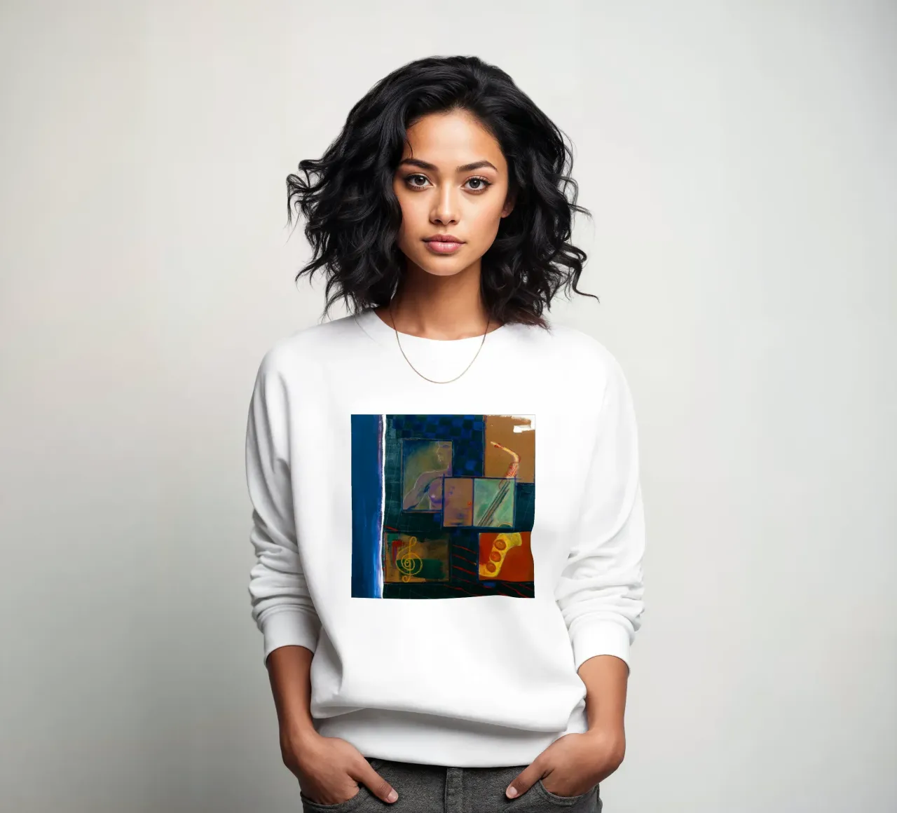 JAZZ felpa da Vintage Van Gogh