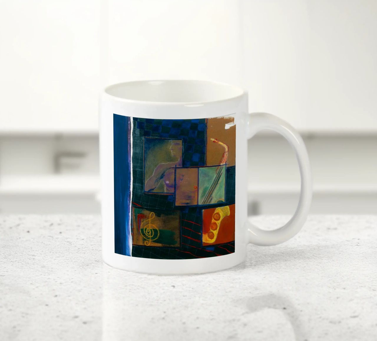 JAZZ tazza in ceramica da Vintage Van Gogh