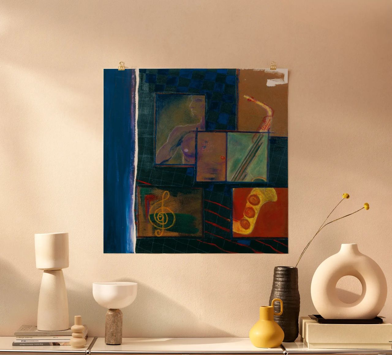 JAZZ poster da Vintage Van Gogh