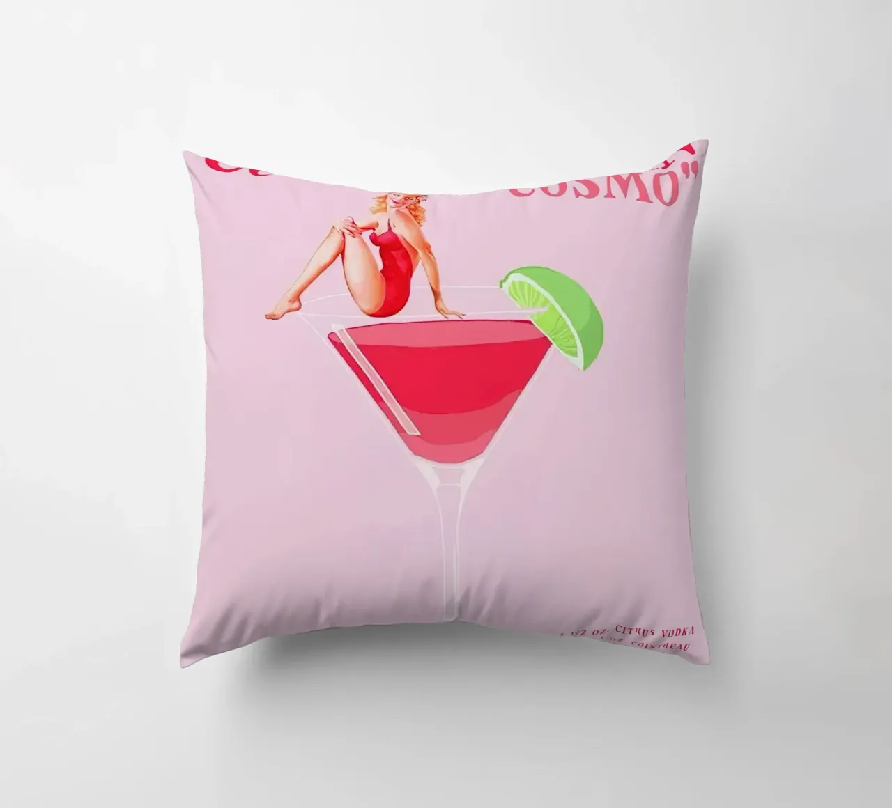Cocktail cosmopolita cuscino da MIa_Dispath