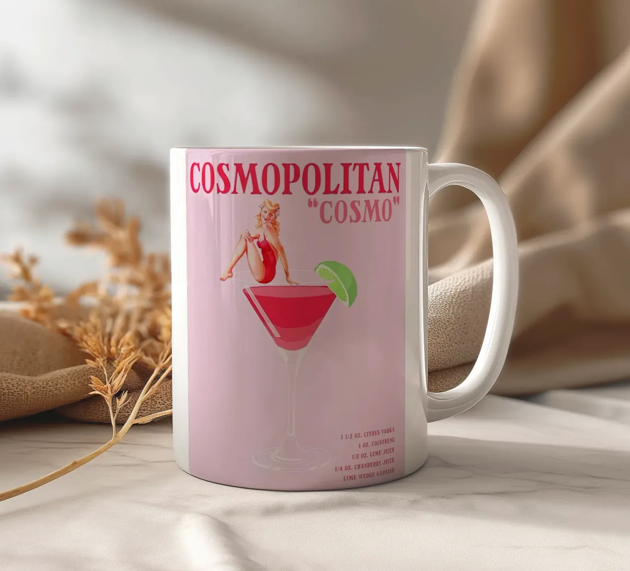 Cocktail cosmopolita tazza in ceramica da MIa_Dispath