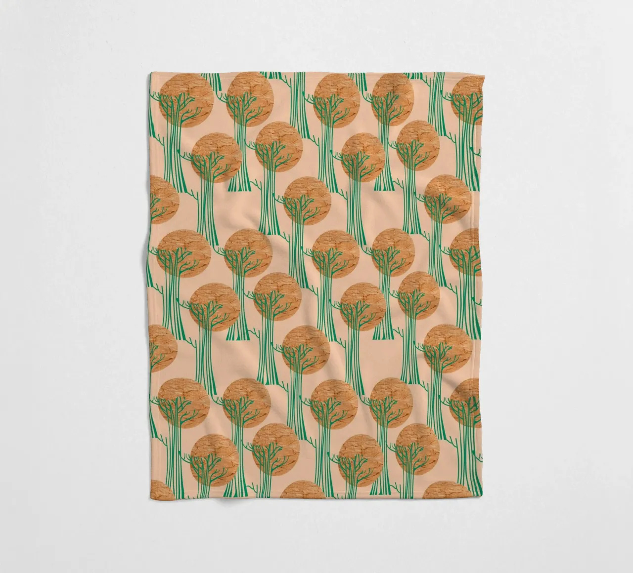 New Beginnings Bronze & Green fleece blanket by SilverPegasus