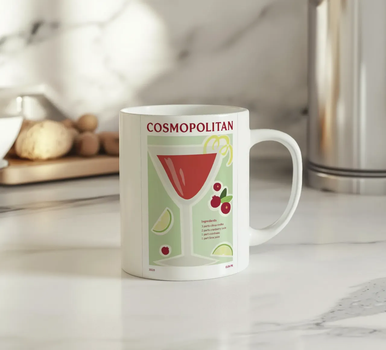 arte cosmopolita tazza in ceramica da MIa_Dispath