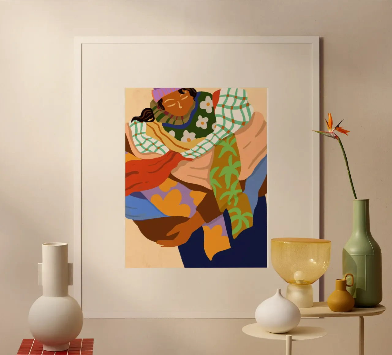 Get Cosy poster con telaio in plastica da Arty Guava