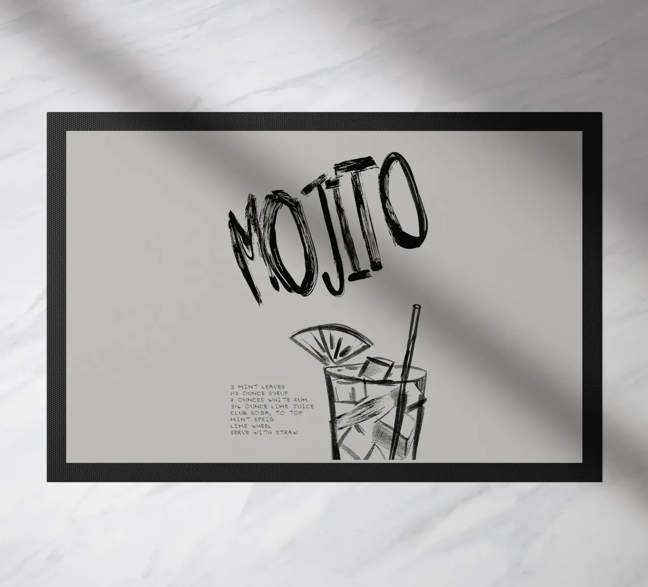 Mojito doormat by Mildred Store