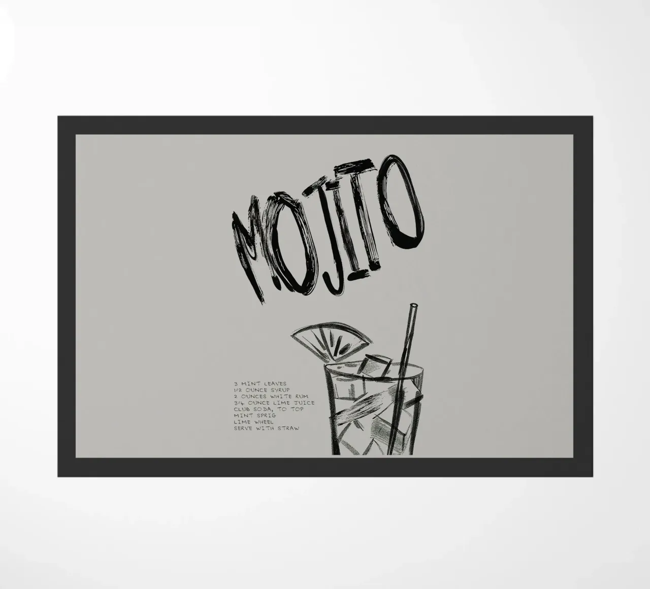 Mojito doormat by Mildred Store