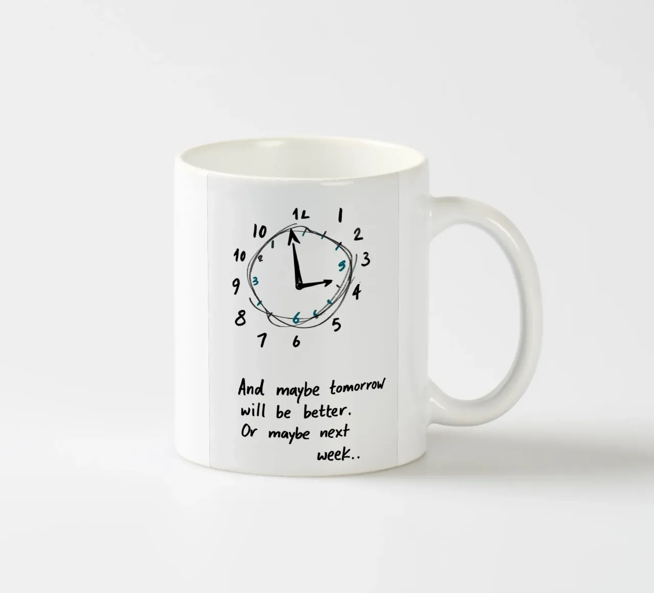 The Patient Clock tazza in ceramica da ramosashop