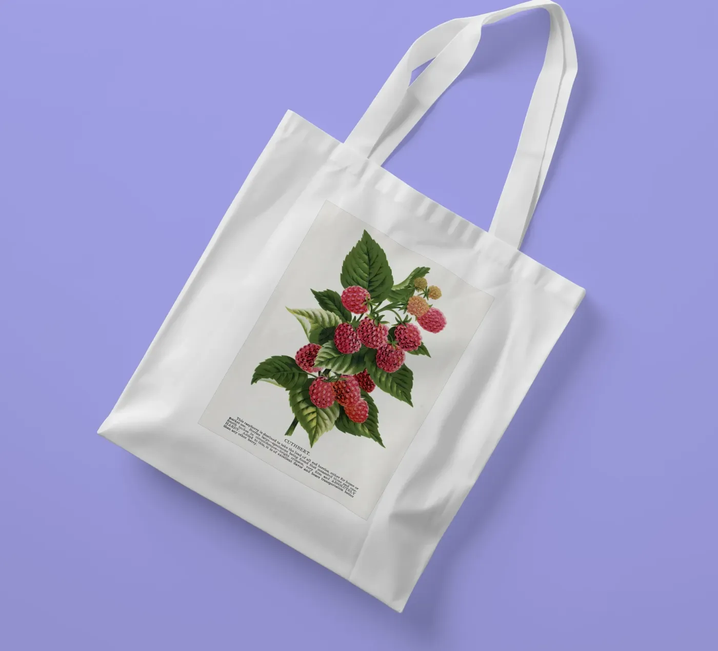 Cuthbert raspberry Jutebeutel von vintageshop