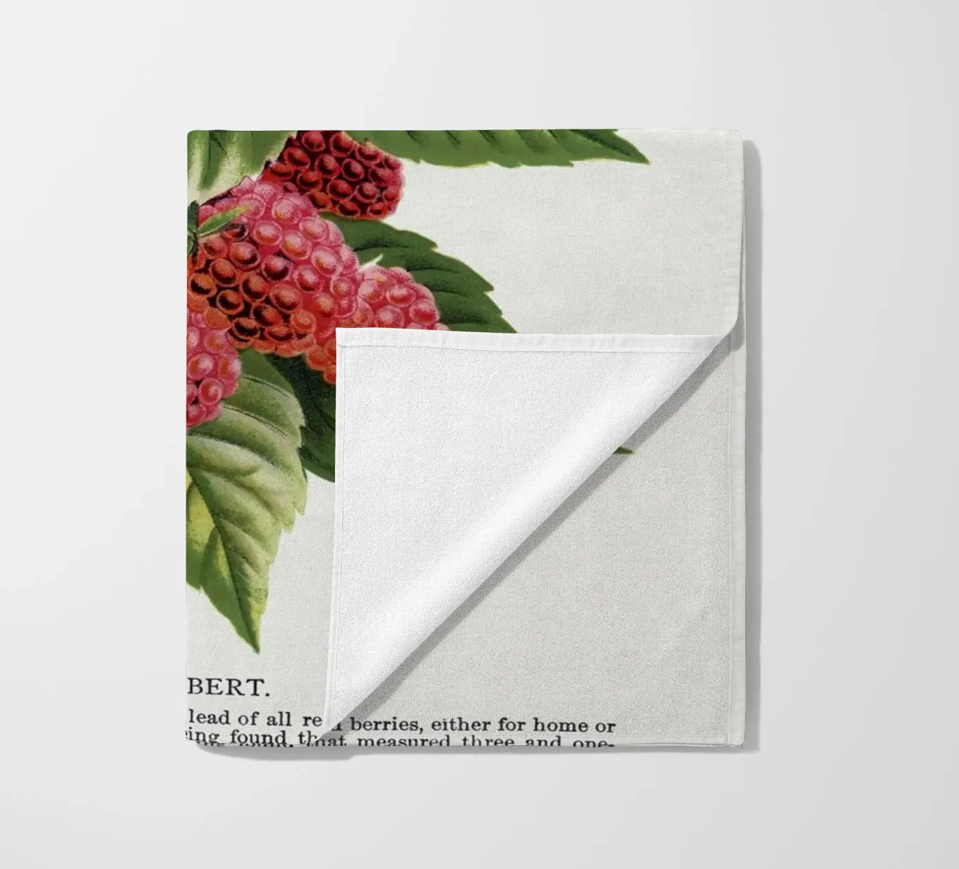 Cuthbert raspberry strandhanddoek van vintageshop