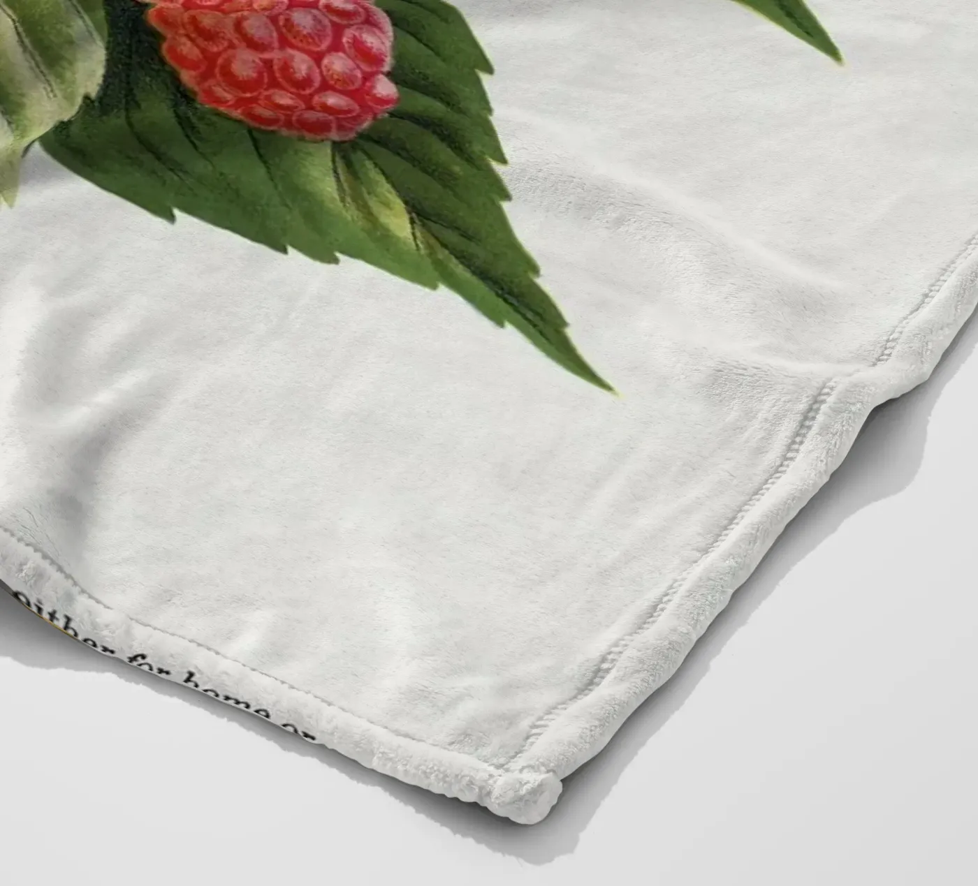 Cuthbert raspberry fleecedeken van vintageshop