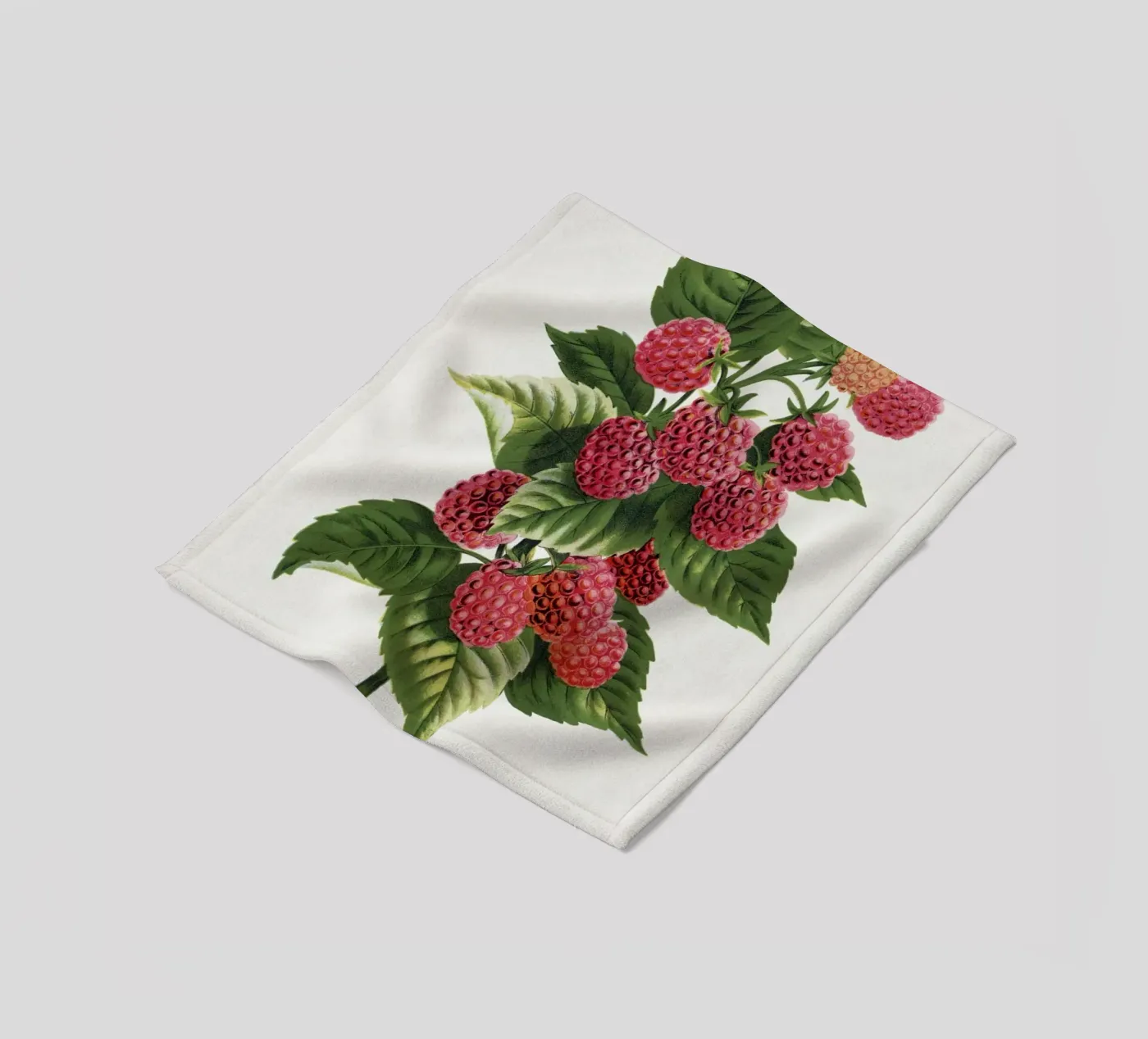 Cuthbert raspberry coperta in pile da vintageshop