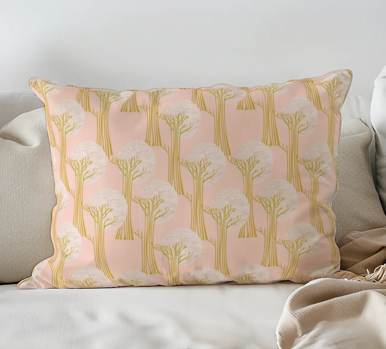 Nuovi inizi rosa e oro cuscino da SilverPegasus