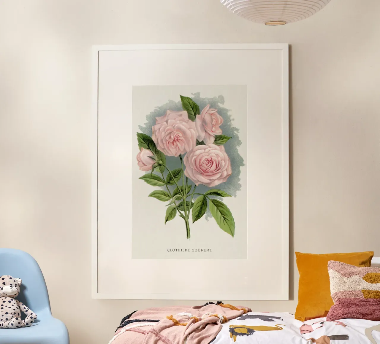 Pink rose II poster da vintageshop