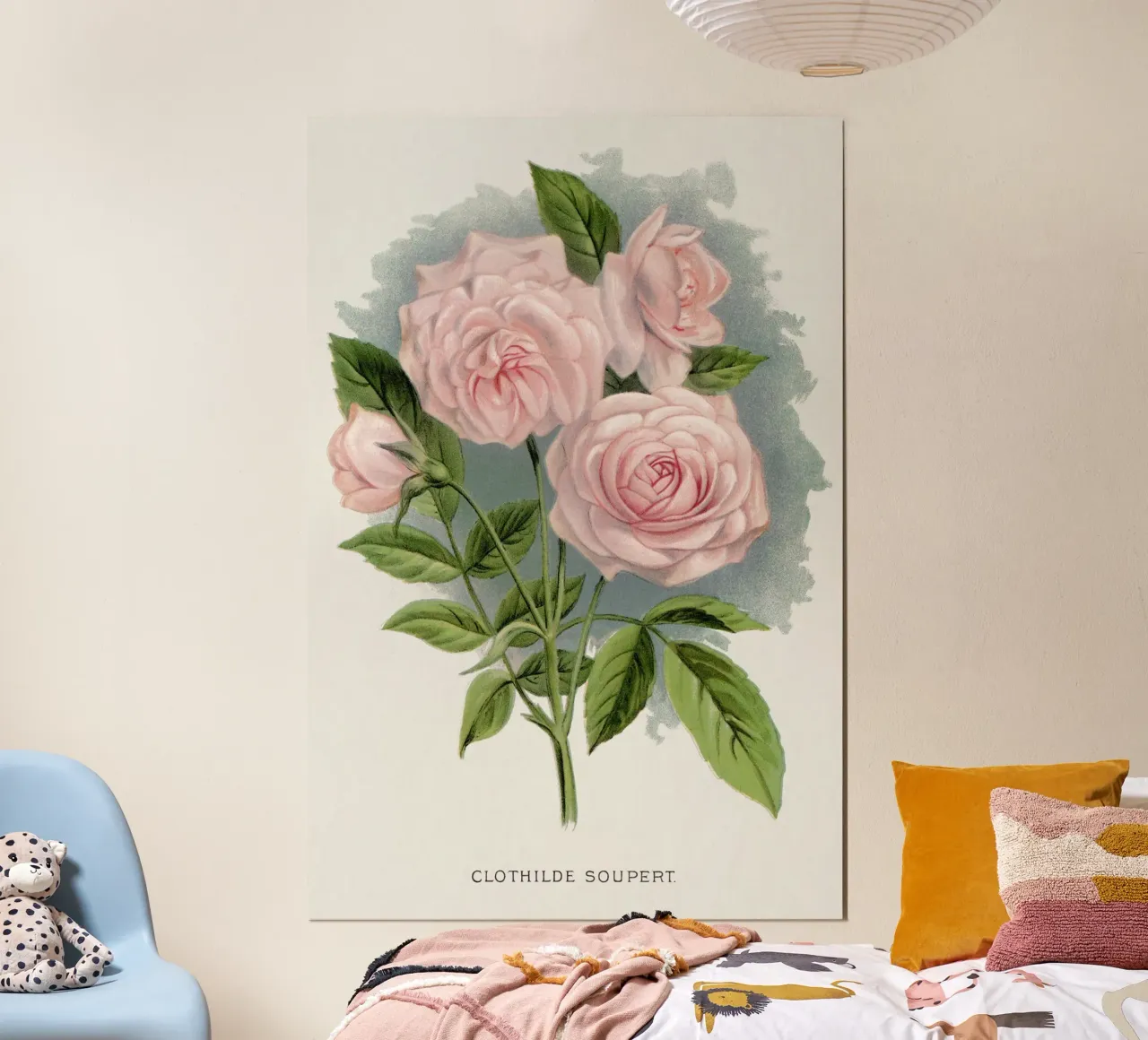 Pink rose II poster da vintageshop