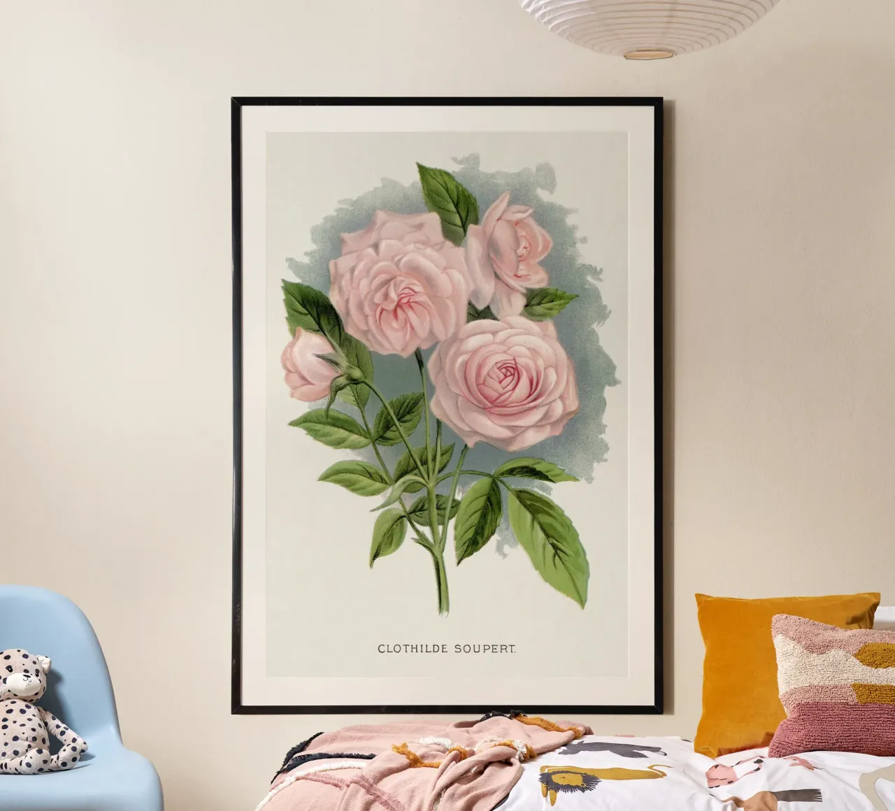 Pink rose II poster da vintageshop