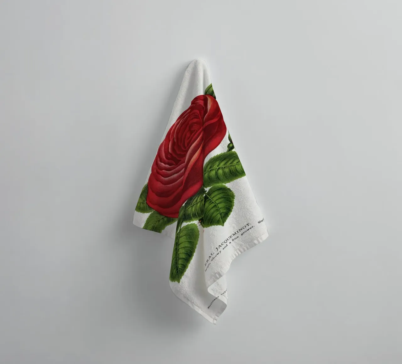 Red rose, General asciugamano da bagno da vintageshop