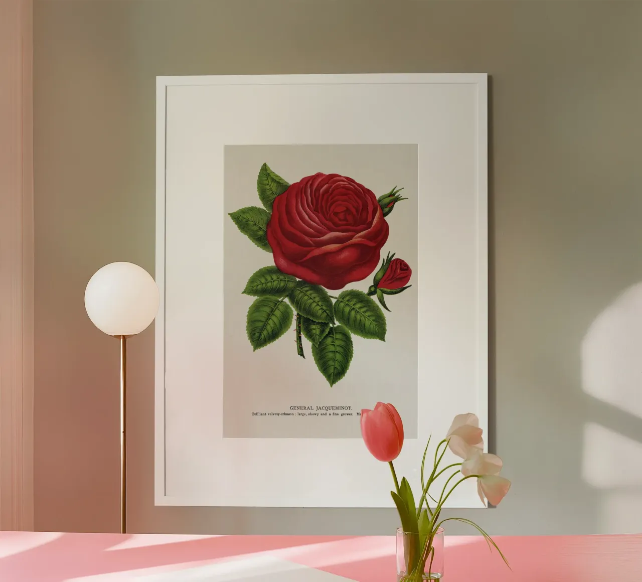 Red rose, General poster da vintageshop