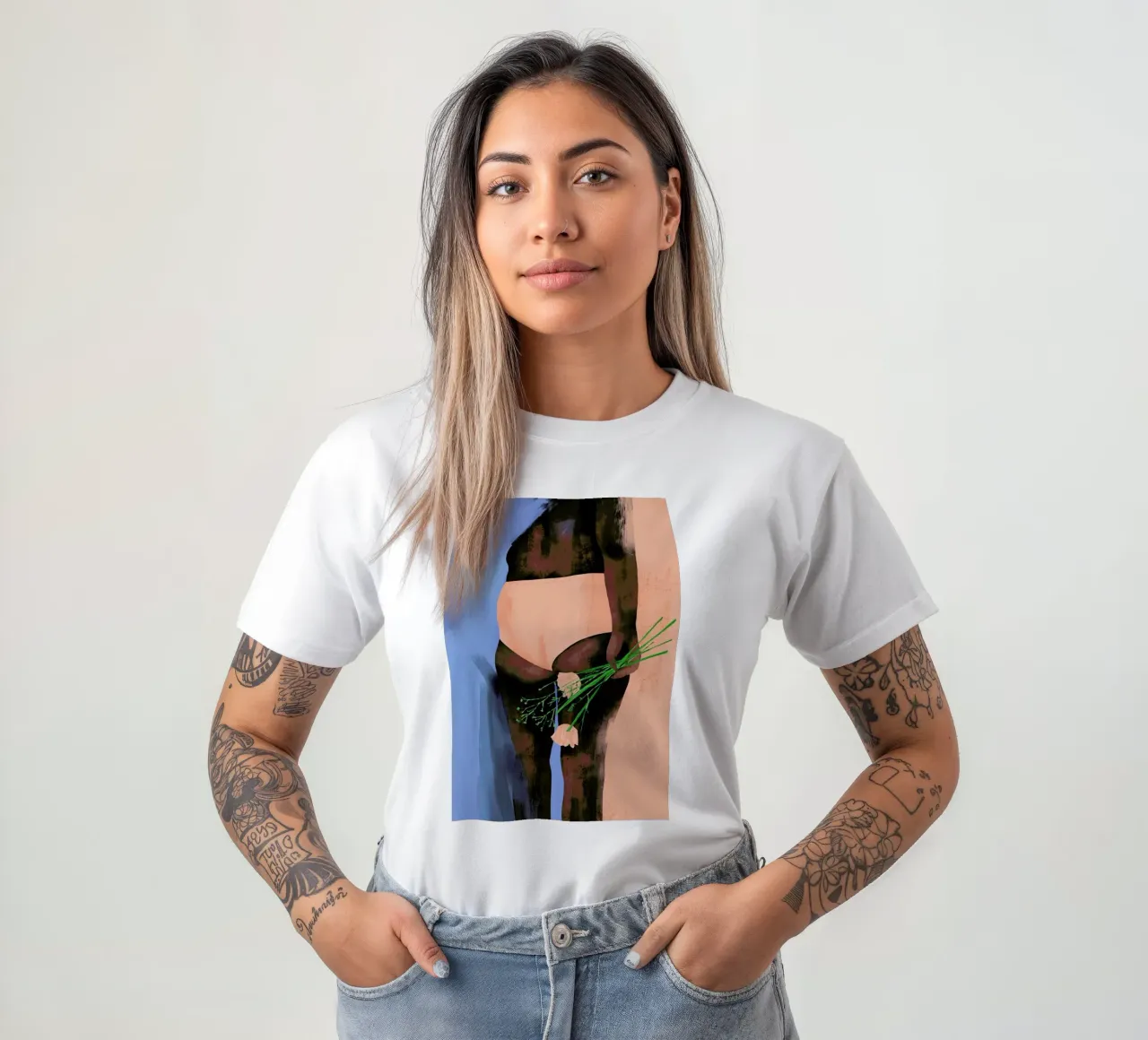 Petal Peach t-shirt da Pure