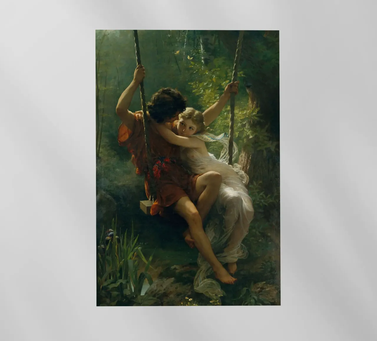 Romance - Pierre Auguste Cot 1873 pellicola backlit da Art United