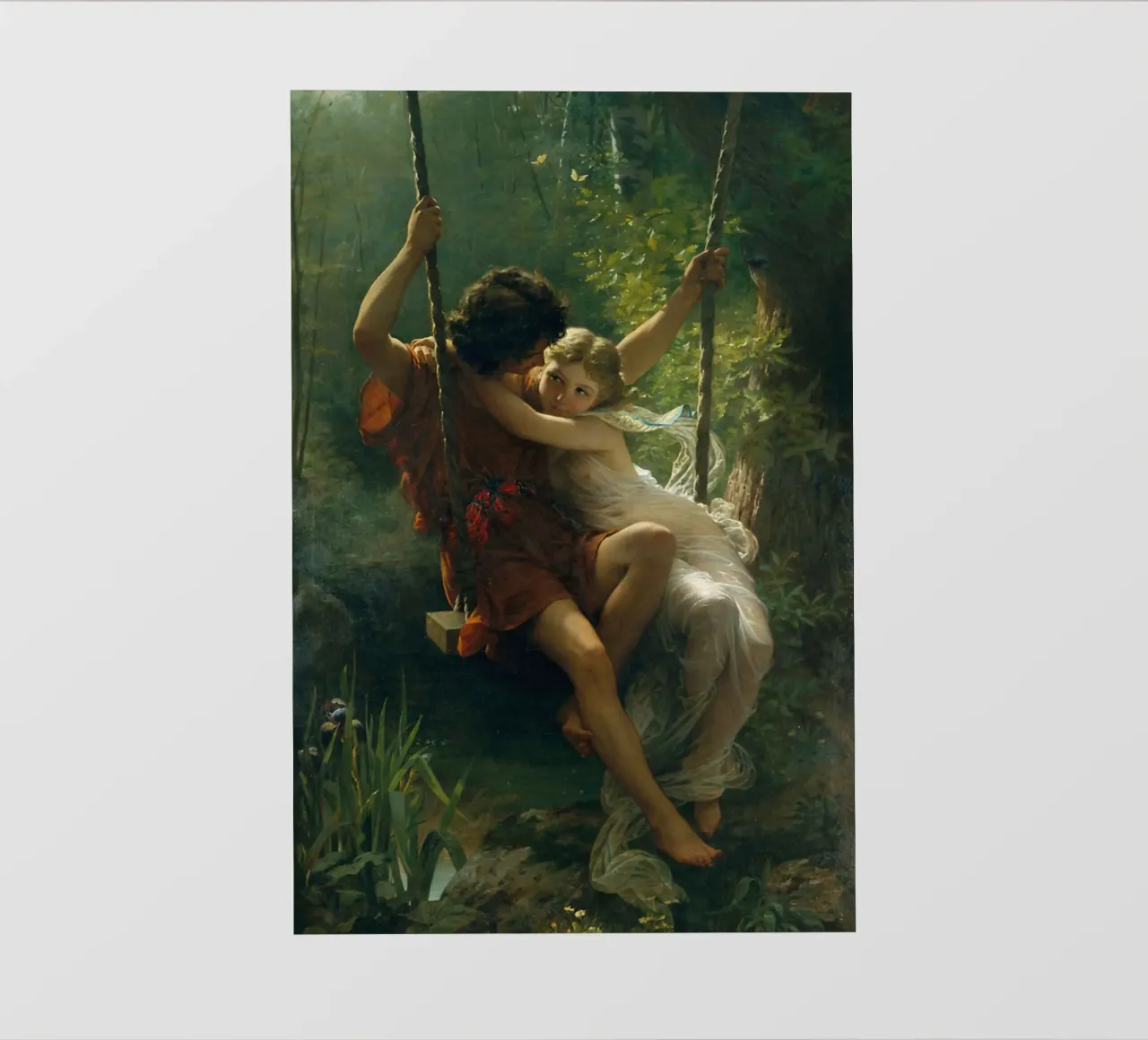 Romance - Pierre Auguste Cot 1873 pellicola backlit da Art United