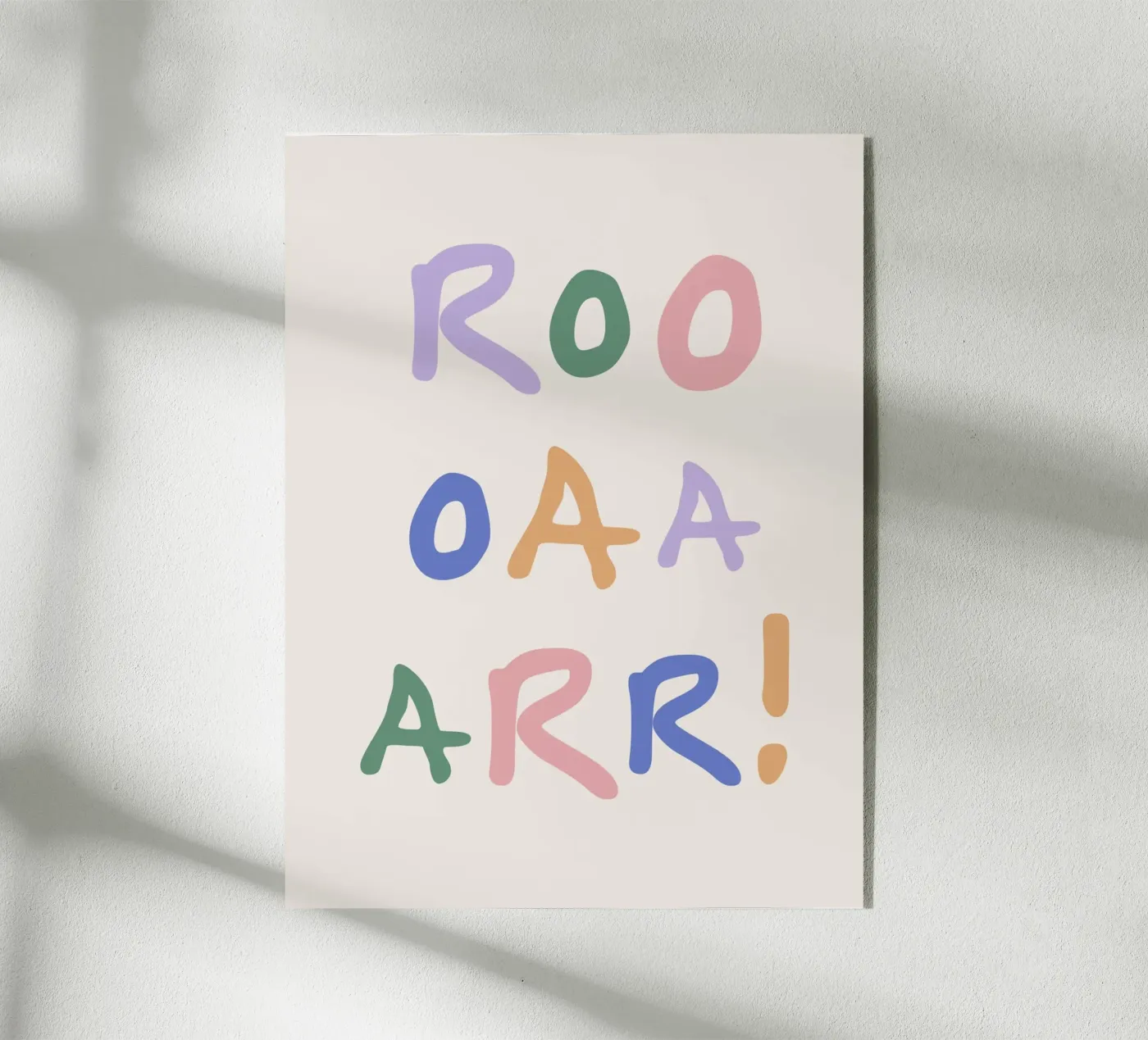 Roar acryl van we line studio - art