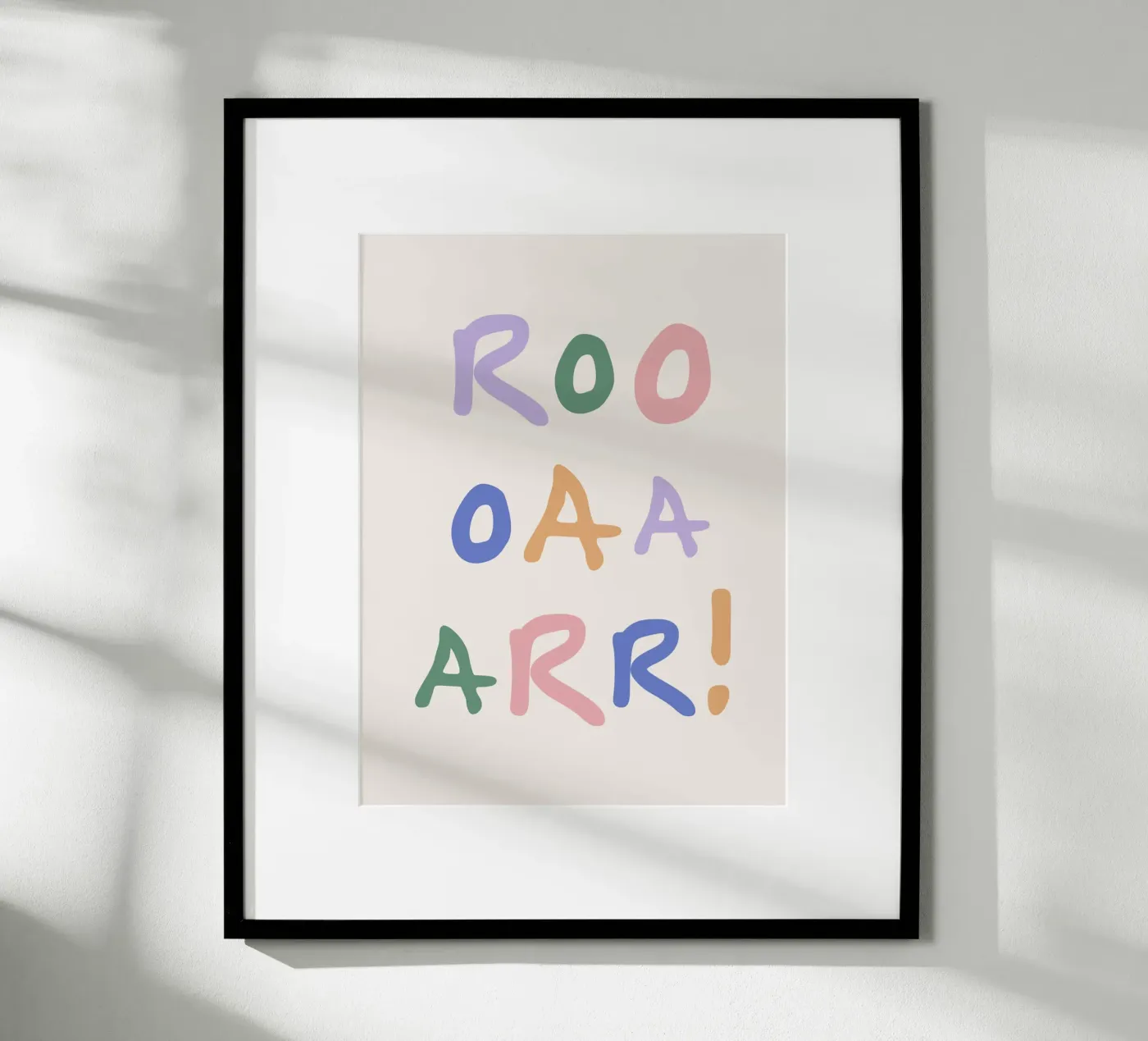Roar poster van we line studio - art