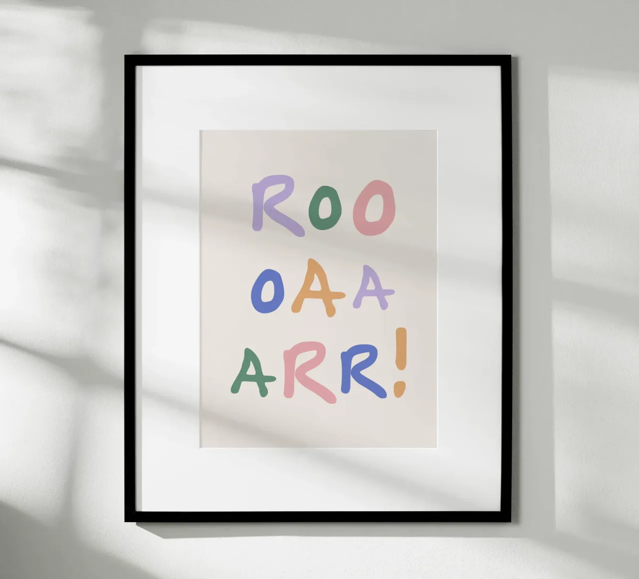 Roar poster by we line studio - art