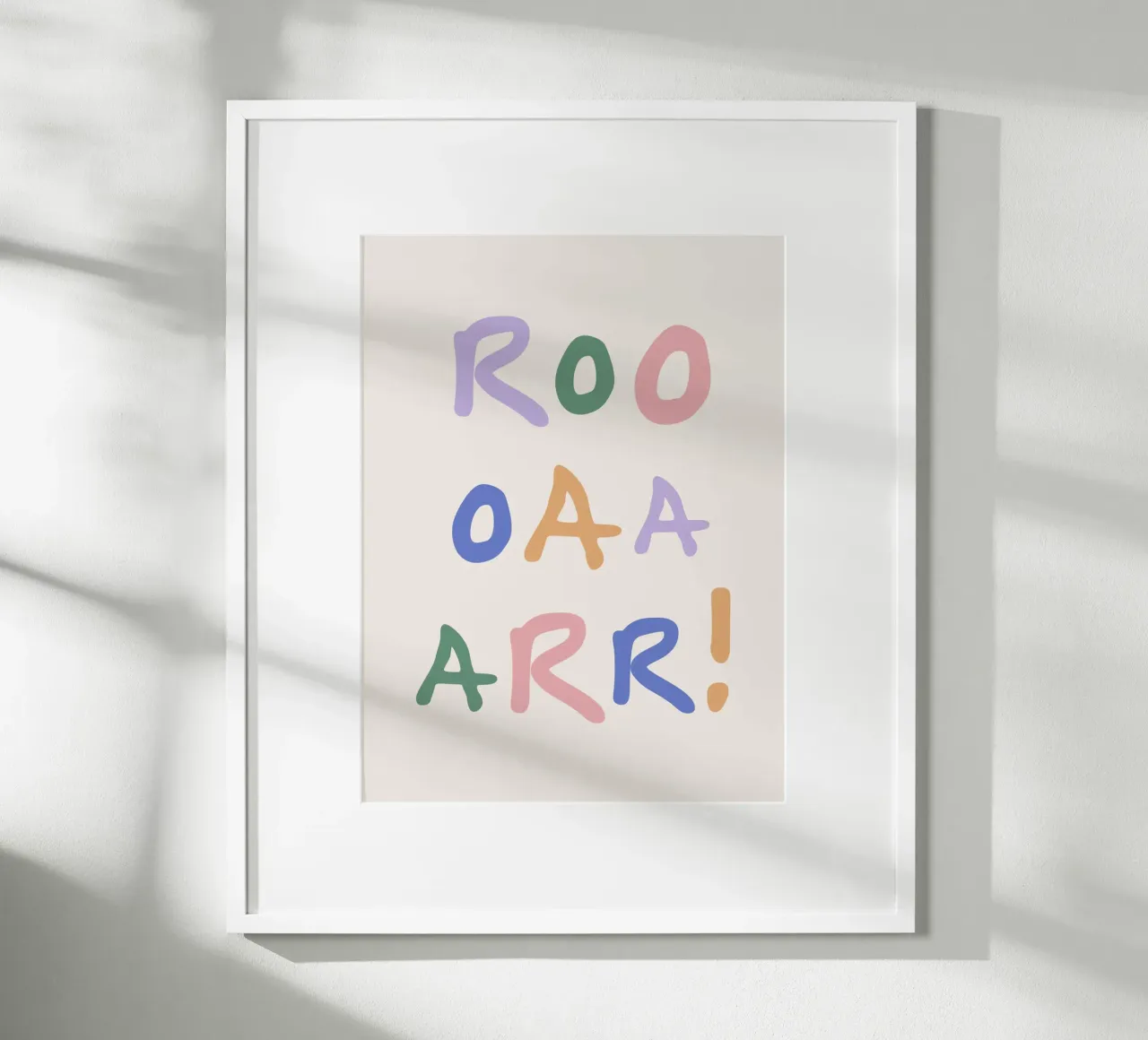 Roar poster by we line studio - art