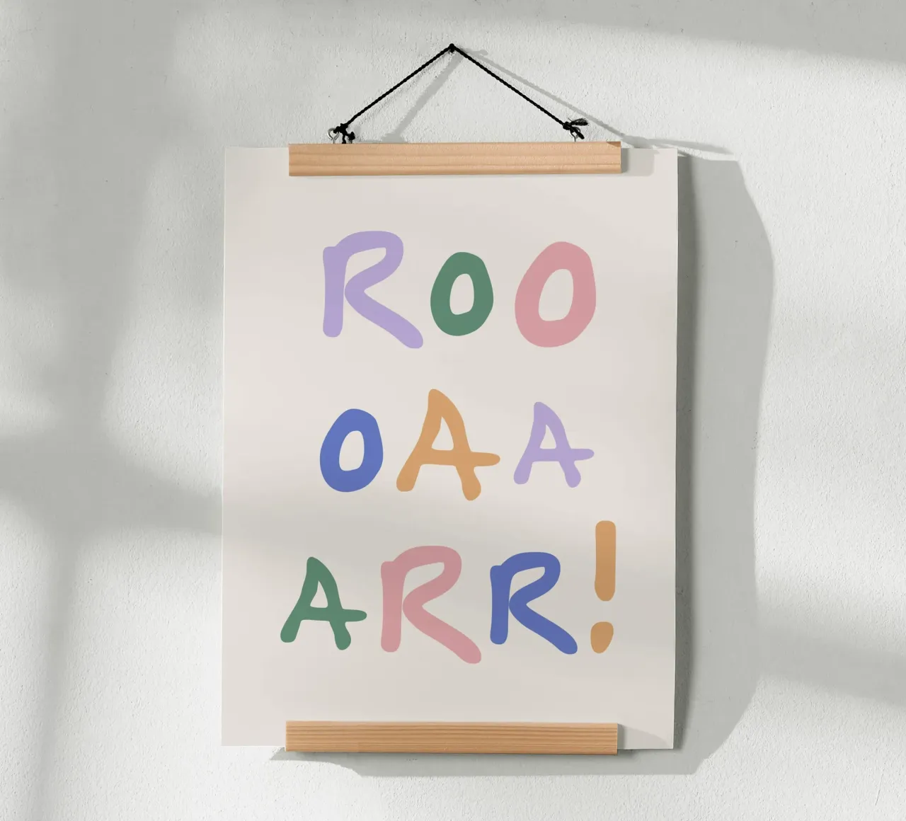 Roar poster by we line studio - art