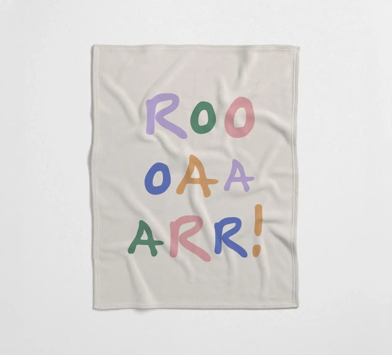 Roar fleecedeken van we line studio - art