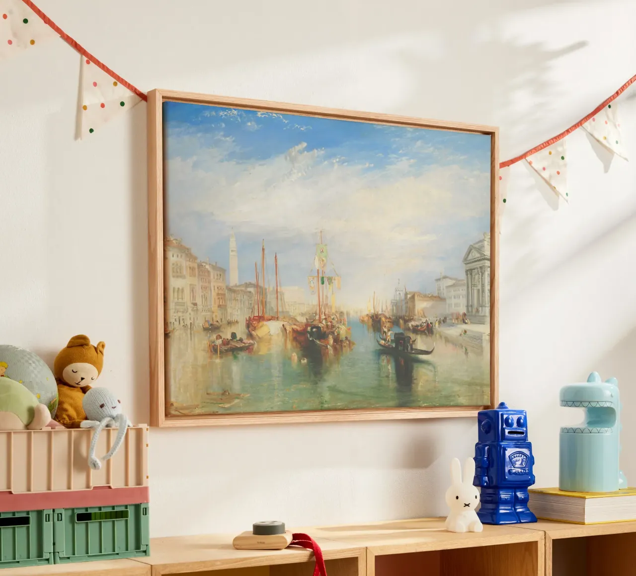 Venice from the Porch of Madonna tela con Cornice a cassetta da Art United
