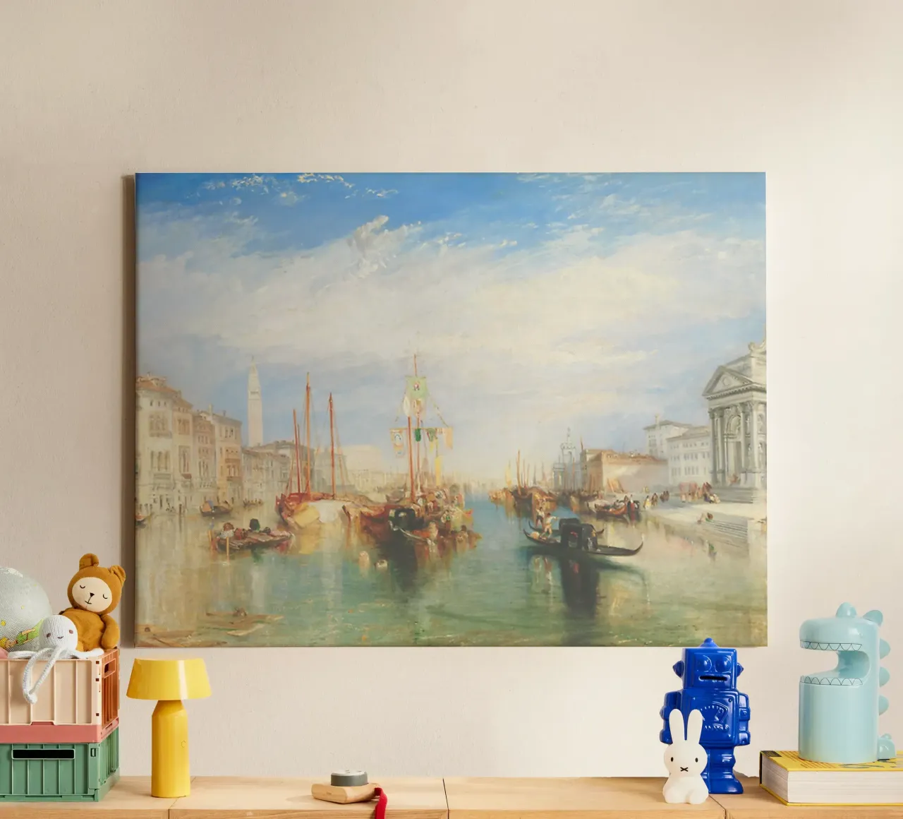 Venice from the Porch of Madonna tela con Cornice a cassetta da Art United