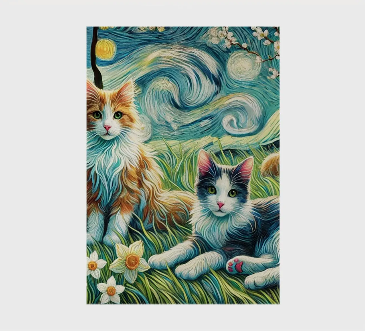 I LOVE MY DADDY IN SPRING, Kittycat Edition diario da Vintage Van Gogh