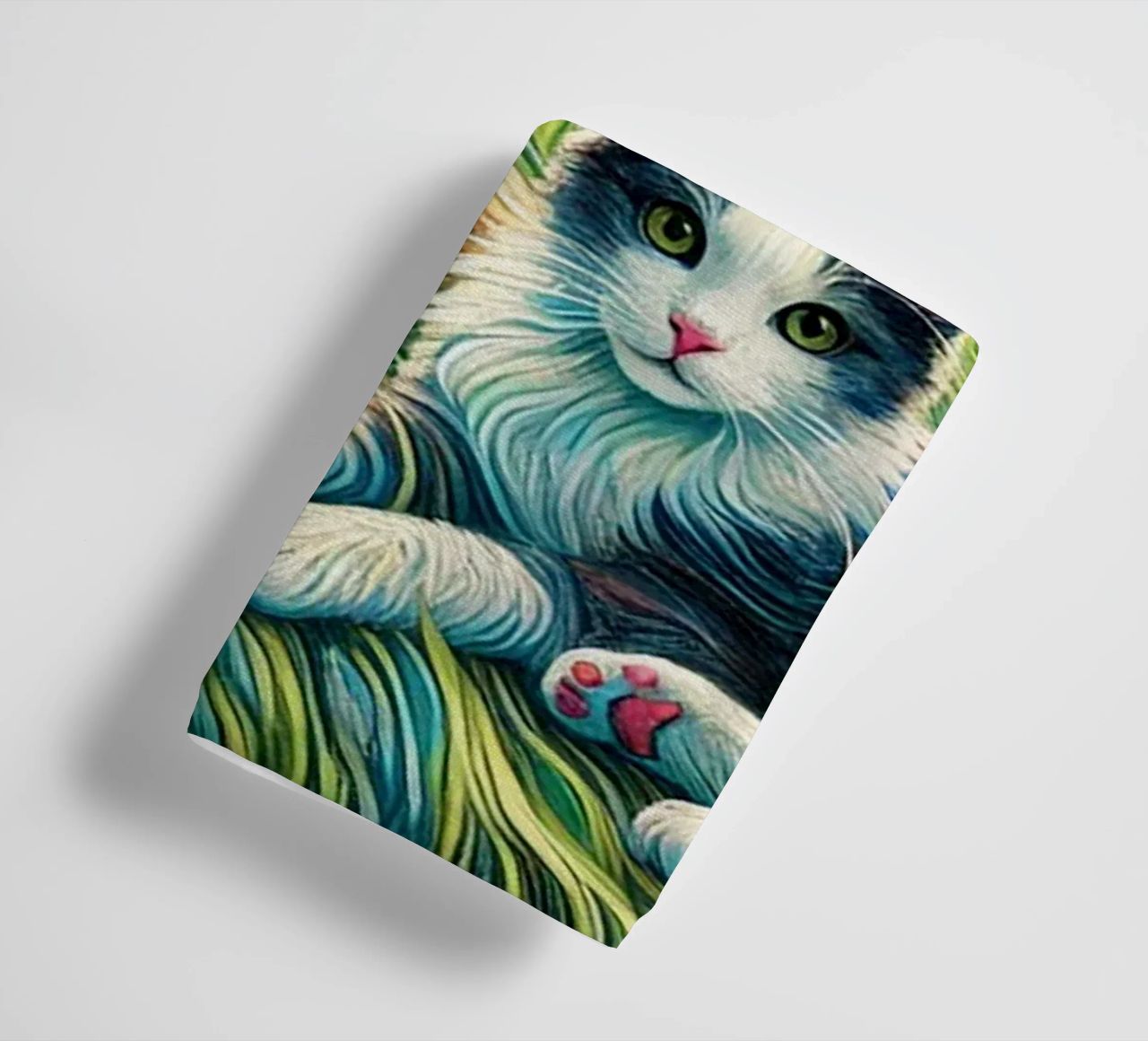 I LOVE MY MOMMY IN SPRING, Kittycat Edition asciugamano da bagno da Vintage Van Gogh