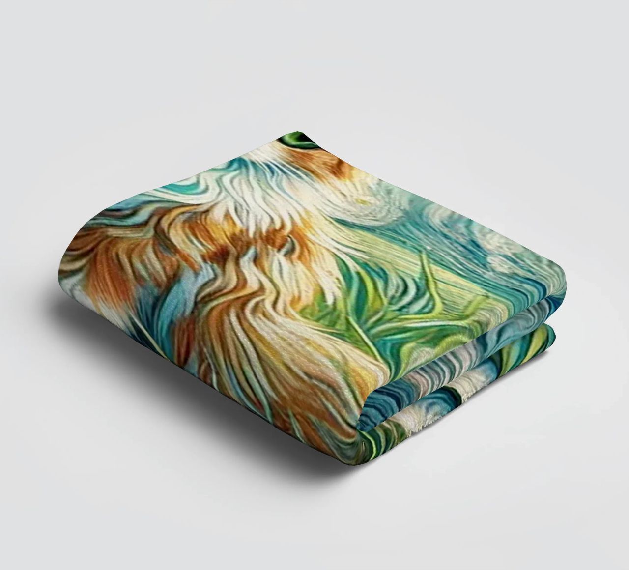 I LOVE MY MOMMY IN SPRING, Kittycat Edition asciugamano da bagno da Vintage Van Gogh