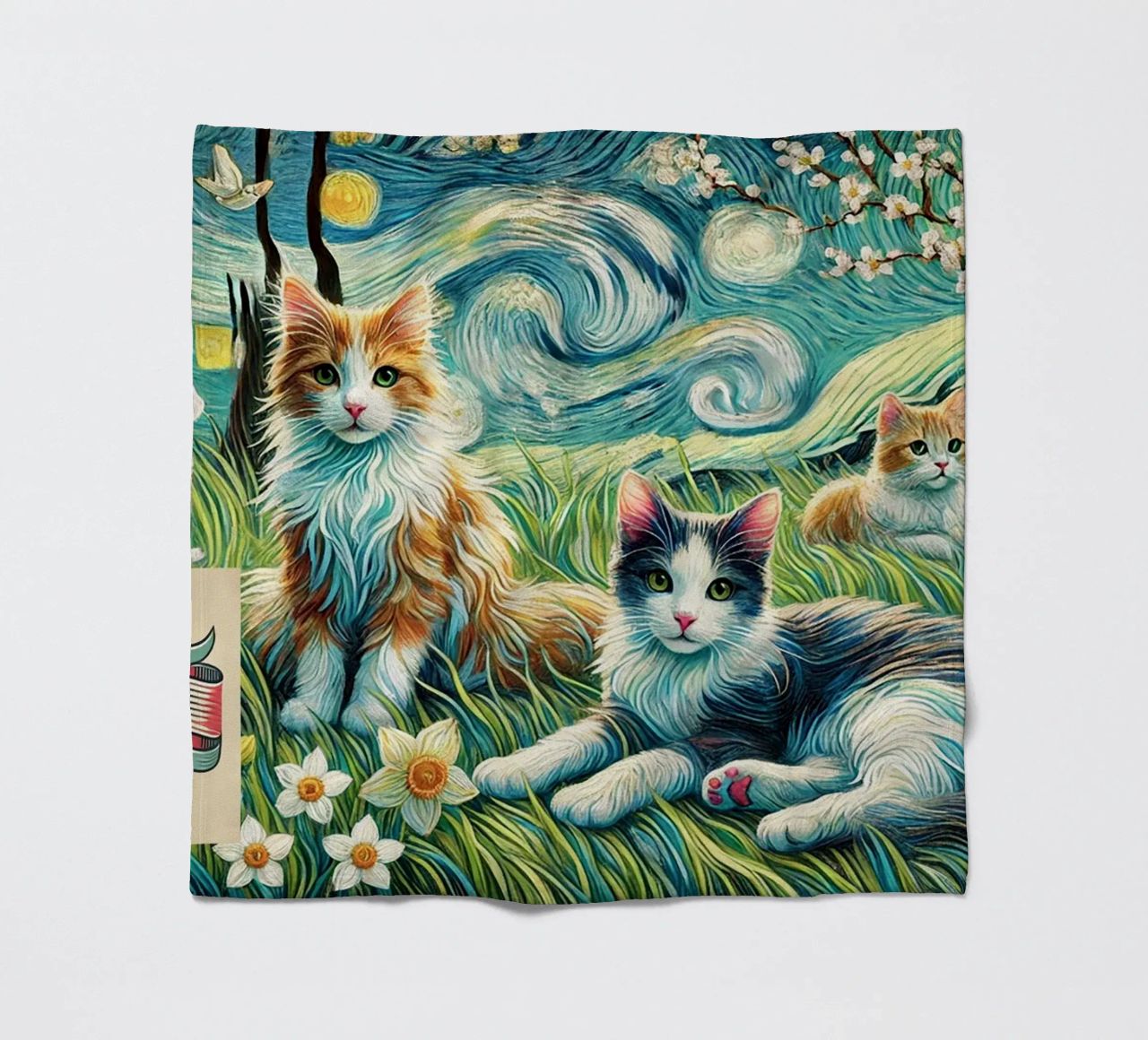 I LOVE MY MOMMY IN SPRING, Kittycat Edition coperta in pile da Vintage Van Gogh