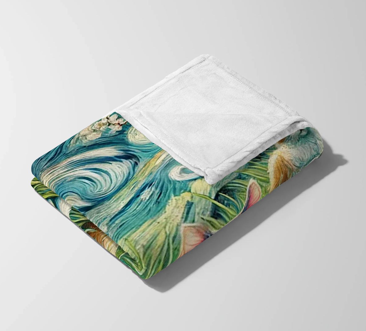 I LOVE MY MOMMY IN SPRING, Kittycat Edition coperta in pile da Vintage Van Gogh
