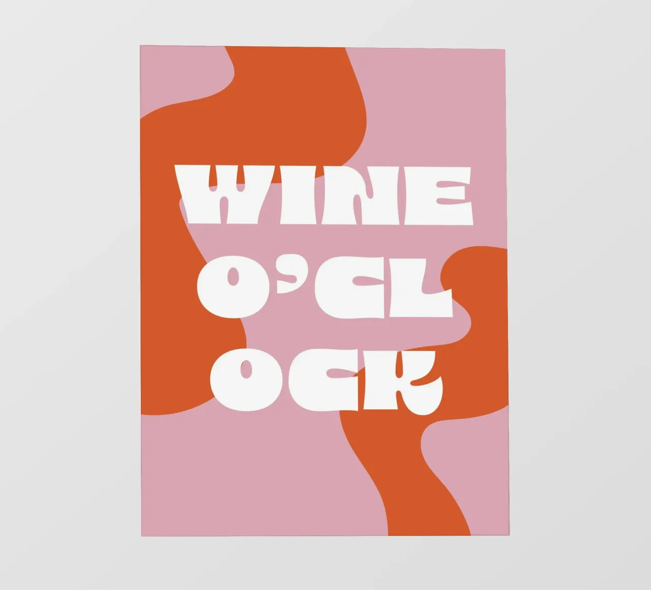 Wine o´clock pellicola backlit da we line studio - art