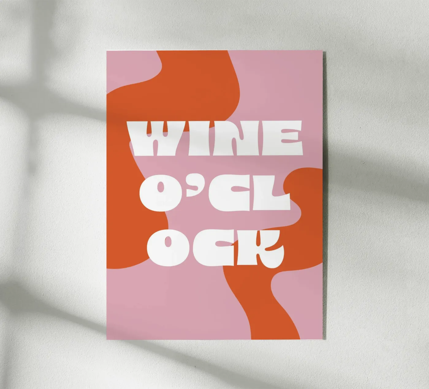 Wine o´clock Acryl-Glas von we line studio - art